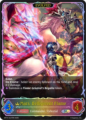 Mars, Belligerent Flame (Evolved) (SL) (BP14-SL07EN)
