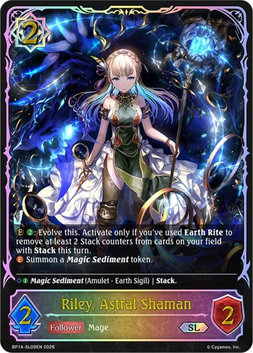 Image for Riley, Astral Shaman (SL) (BP14-SL09EN) - Shadowverse: Evolve