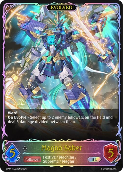 Image for Magna Saber (Evolved) (SL) (BP14-SL22EN) - Shadowverse: Evolve