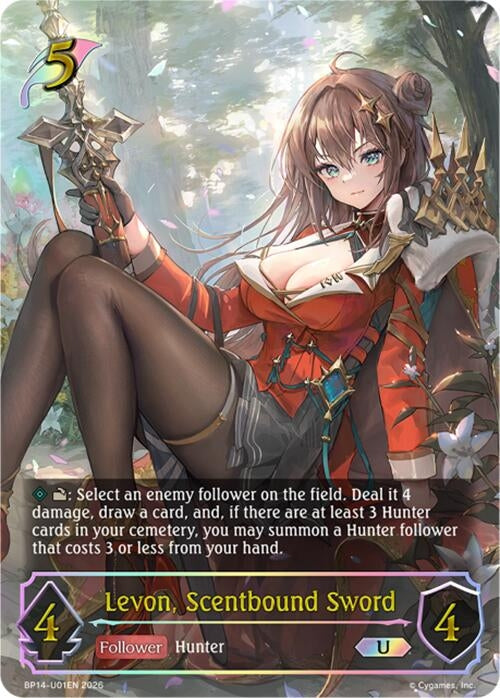 Image for Levon, Scentbound Sword (U) (BP14-U01EN) - Shadowverse: Evolve