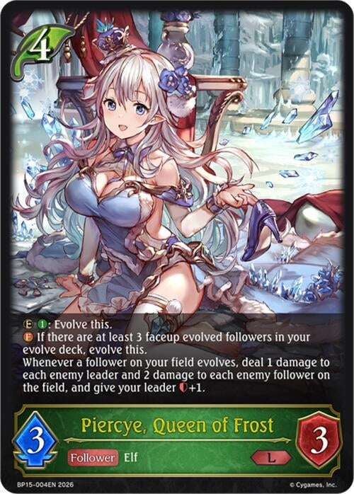 Image for Piercye, Queen of Frost (BP15-004EN) - Shadowverse: Evolve