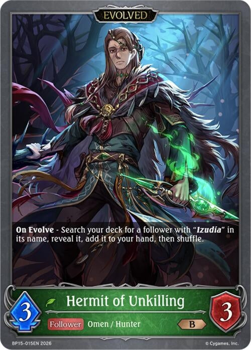 Image for Hermit of Unkilling (Evolved) (BP15-015EN) - Shadowverse: Evolve