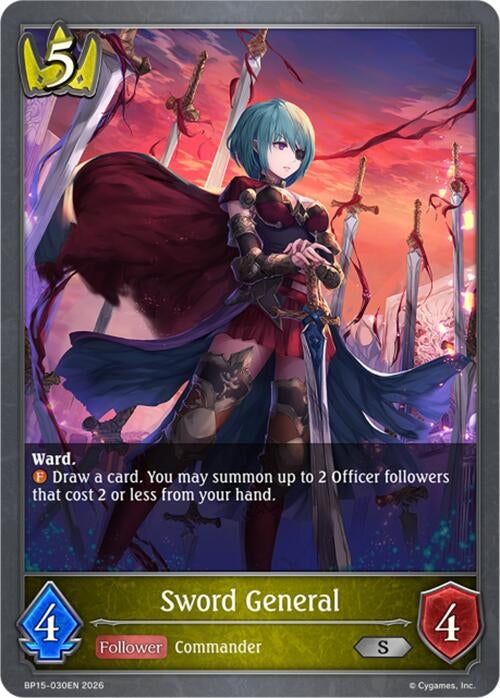 Image for Sword General (BP15-030EN) - Shadowverse: Evolve