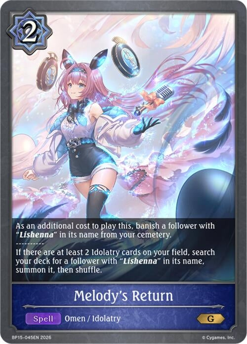 Image for Melody's Return (BP15-045EN) - Shadowverse: Evolve