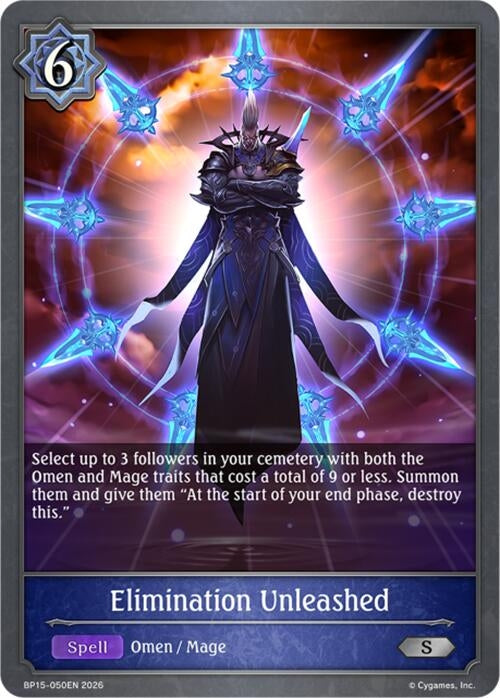 Image for Elimination Unleashed (BP15-050EN) - Shadowverse: Evolve