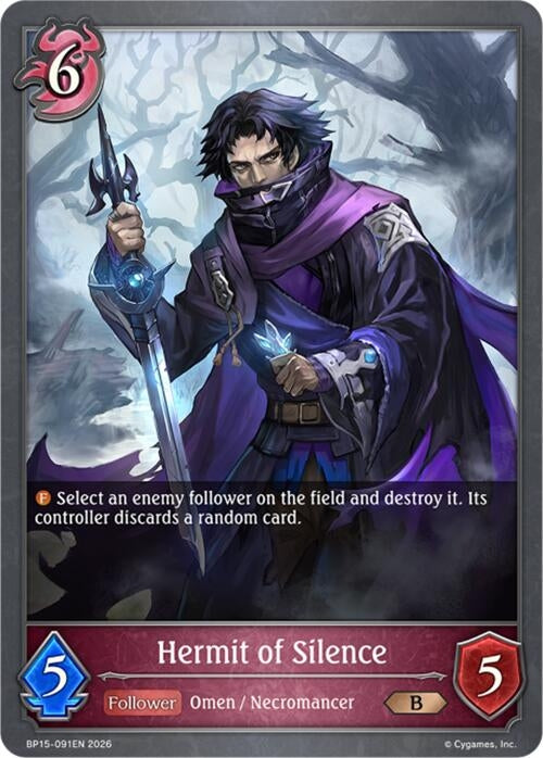 Image for Hermit of Silence (BP15-091EN) - Shadowverse: Evolve