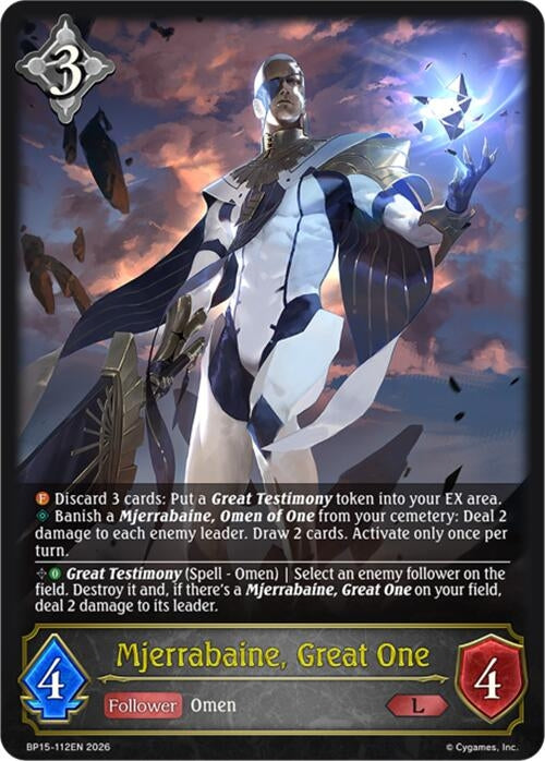 Image for Mjerrabaine, Great One (BP15-112EN) - Shadowverse: Evolve
