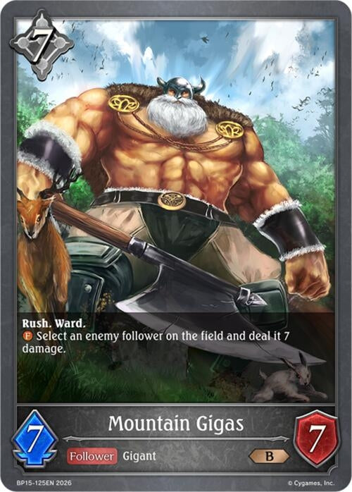 Image for Mountain Gigas (BP15-125EN) - Shadowverse: Evolve