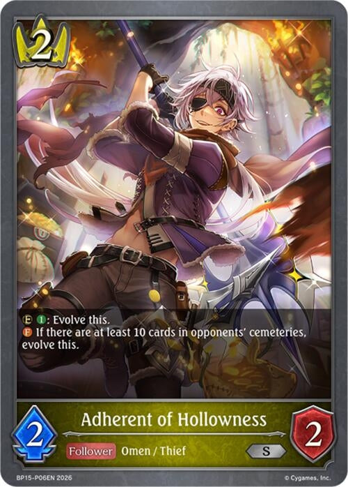 Image for Adherent of Hollowness - P06 (Foil) (BP15-P06EN) - Shadowverse: Evolve