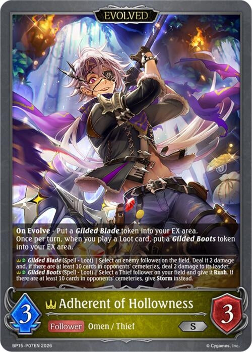 Image for Adherent of Hollowness (Evolved) - P07 (Foil) (BP15-P07EN) - Shadowverse: Evolve