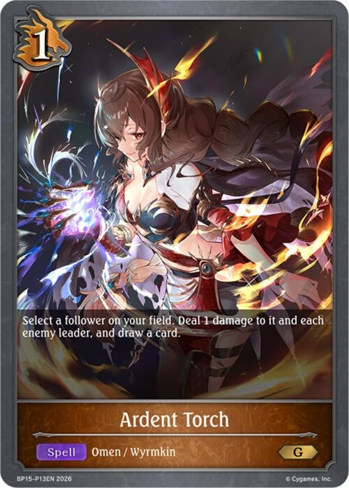 Image for Ardent Torch - P13 (Foil) (BP15-P13EN) - Shadowverse: Evolve