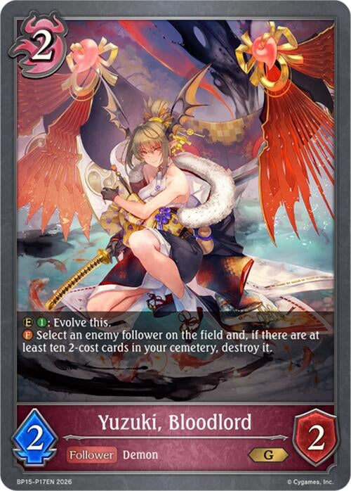 Image for Yuzuki, Bloodlord - P17 (Foil) (BP15-P17EN) - Shadowverse: Evolve