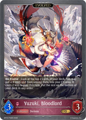 Yuzuki, Bloodlord (Evolved) - P18 (Foil) (BP15-P18EN)