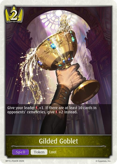 Image for Gilded Goblet - P30 (Foil) (BP15-P30EN) - Shadowverse: Evolve