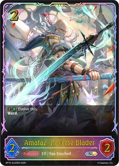 Image for Amataz, Reverse Blader (SL) (BP15-SL02EN) - Shadowverse: Evolve