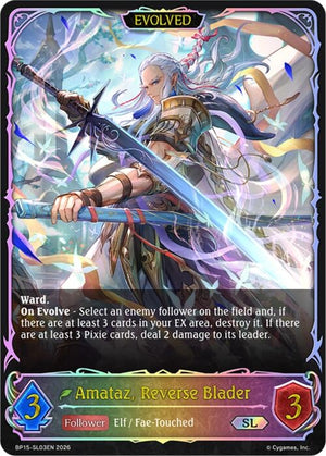 Amataz, Reverse Blader (Evolved) (SL) (BP15-SL03EN)