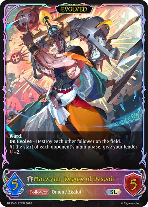 Image for Marwynn, Repose of Despair (Evolved) (SL) (BP15-SL25EN) - Shadowverse: Evolve