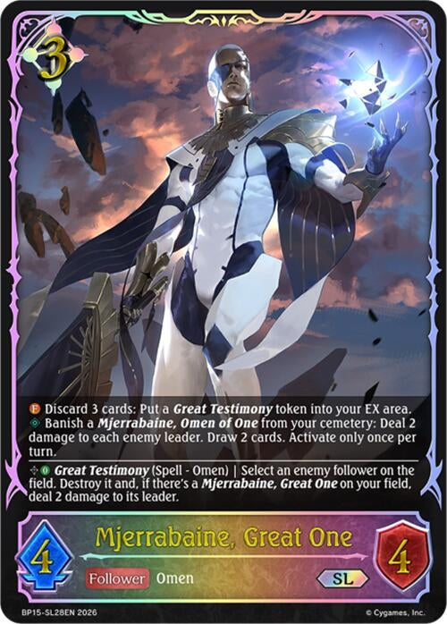 Image for Mjerrabaine, Great One (SL) (BP15-SL28EN) - Shadowverse: Evolve