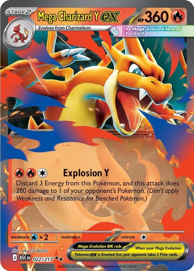 Mega Charizard Y ex (022/217)