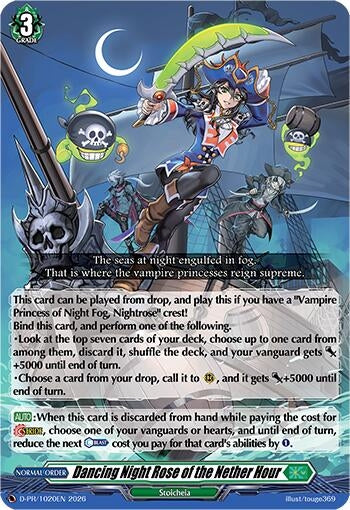 Image for Dancing Night Rose of the Nether Hour (D-PR/1020EN) - Cardfight Vanguard