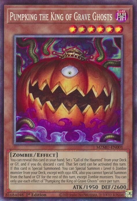 Image for Pumpking the King of Grave Ghosts (Collector's Rare) (MZMU-EN001) - YuGiOh