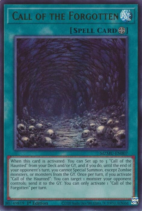 Image for Call of the Forgotten (MZMU-EN007) - YuGiOh