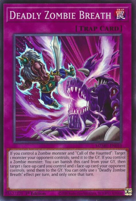 Image for Deadly Zombie Breath (MZMU-EN010) - YuGiOh