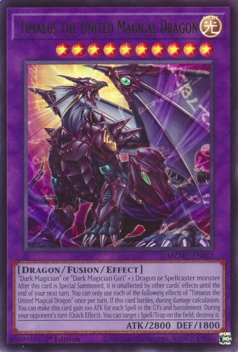 Image for Timaeus the United Magical Dragon (MZMU-EN012) - YuGiOh