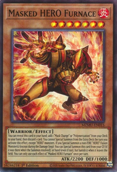 Image for Masked HERO Furnace (MZMU-EN015) - YuGiOh