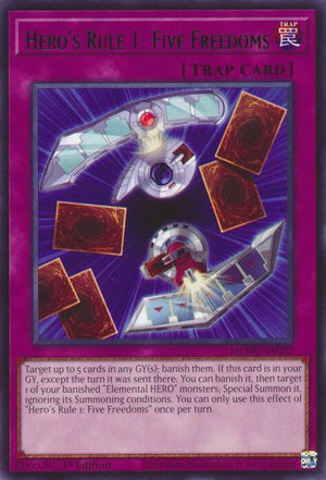 Hero's Rule 1: Five Freedoms (MZMU-EN027)