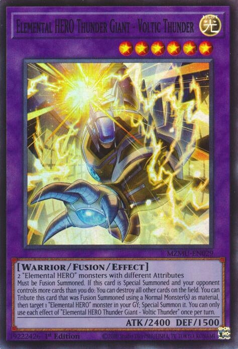 Image for Elemental HERO Thunder Giant - Voltic Thunder (MZMU-EN029) - YuGiOh