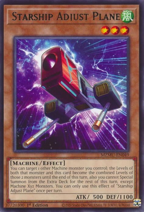 Image for Starship Adjust Plane (MZMU-EN049) - YuGiOh