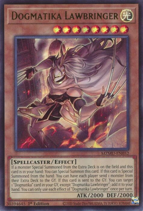 Image for Dogmatika Lawbringer (MZMU-EN052) - YuGiOh