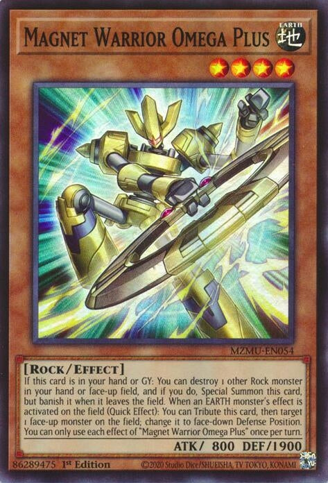 Image for Magnet Warrior Omega Plus (MZMU-EN054) - YuGiOh