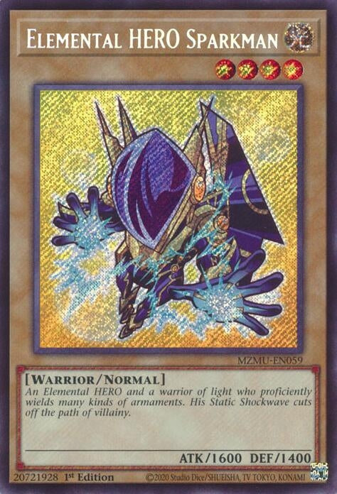 Image for Elemental HERO Sparkman (MZMU-EN059) - YuGiOh