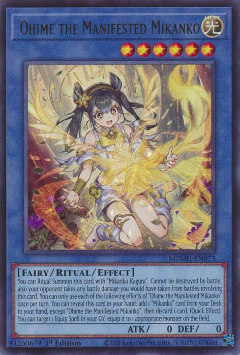 Image for Ohime the Manifested Mikanko (MZMU-EN073) - YuGiOh
