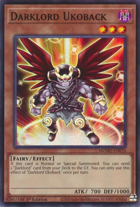 Image for Darklord Ukoback (MZMU-EN076) - YuGiOh