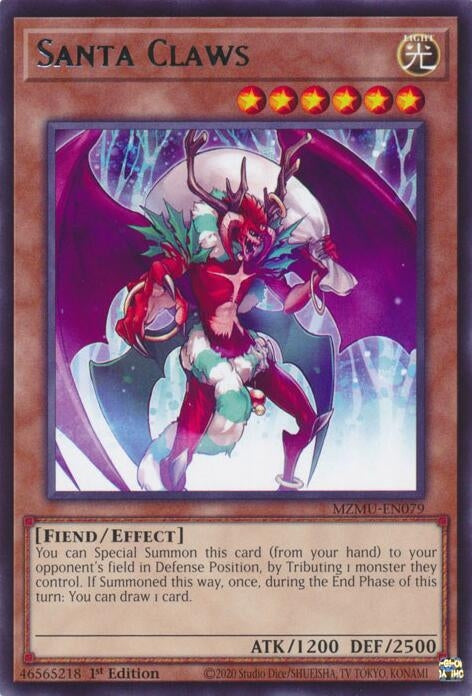 Image for Santa Claws (MZMU-EN079) - YuGiOh
