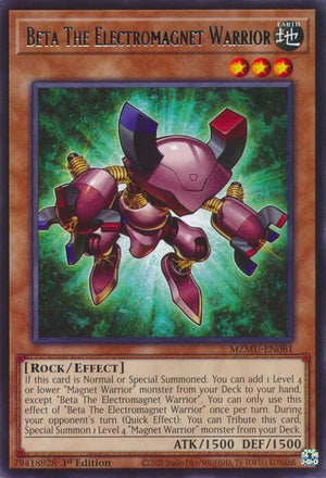 Beta The Electromagnet Warrior (MZMU-EN081)
