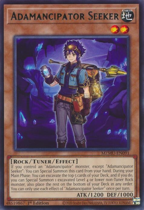 Image for Adamancipator Seeker (MZMU-EN091) - YuGiOh