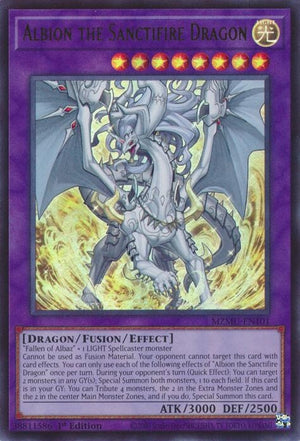Albion the Sanctifire Dragon (MZMU-EN101)