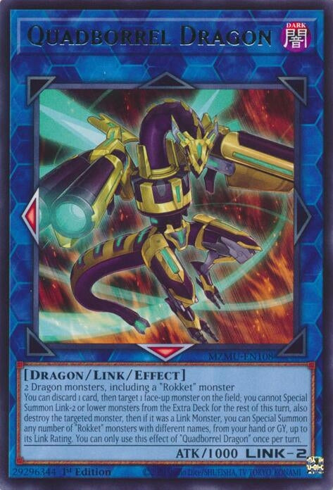 Image for Quadborrel Dragon (MZMU-EN108) - YuGiOh
