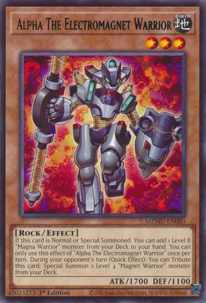 Alpha The Electromagnet Warrior (MZMU-EN080)