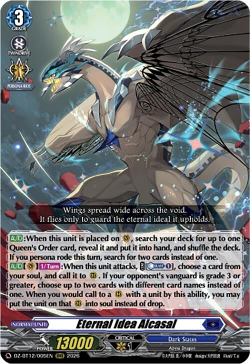 Image for Eternal Idea, Alcasal (DZ-BT12/005EN) - Cardfight Vanguard