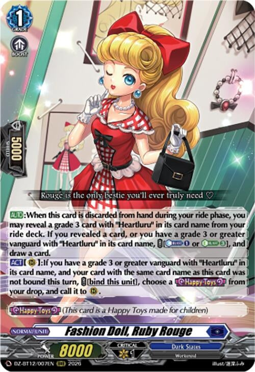 Image for Fashion Doll, Ruby Rouge (DZ-BT12/007EN) - Cardfight Vanguard