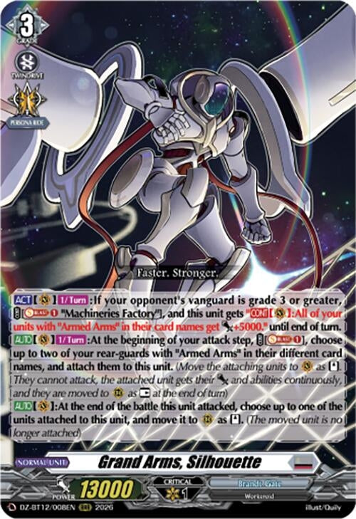 Image for Grand Arms, Silhouette (DZ-BT12/008EN) - Cardfight Vanguard