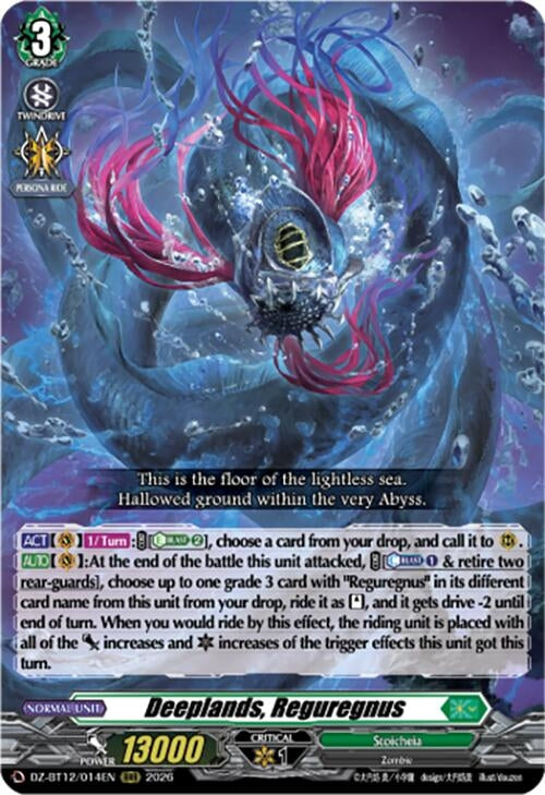 Image for Deeplands, Reguregnus (DZ-BT12/014EN) - Cardfight Vanguard