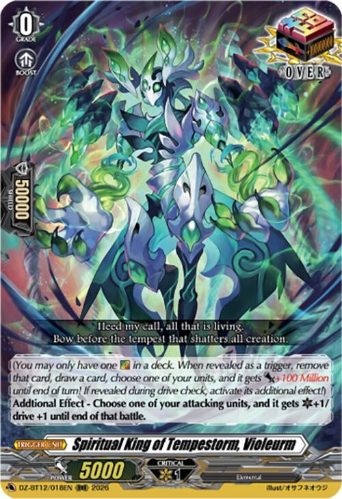 Image for Spiritual King of Tempestorm, Violeurm (DZ-BT12/018EN) - Cardfight Vanguard
