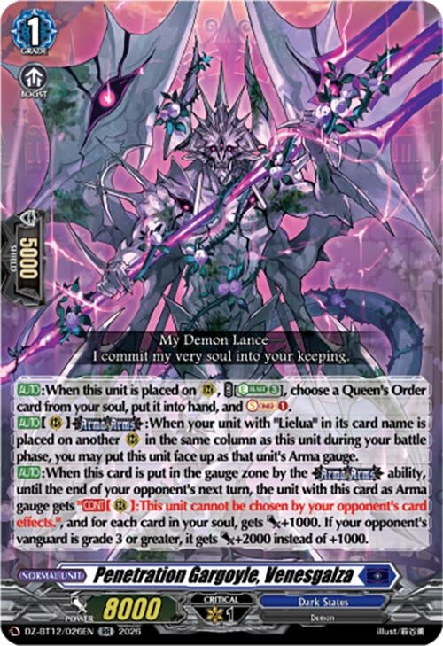 Image for Penetration Gargoyle, Venesgalza (DZ-BT12/026EN) - Cardfight Vanguard