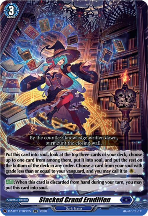 Image for Stacked Grand Erudition (DZ-BT12/027EN) - Cardfight Vanguard